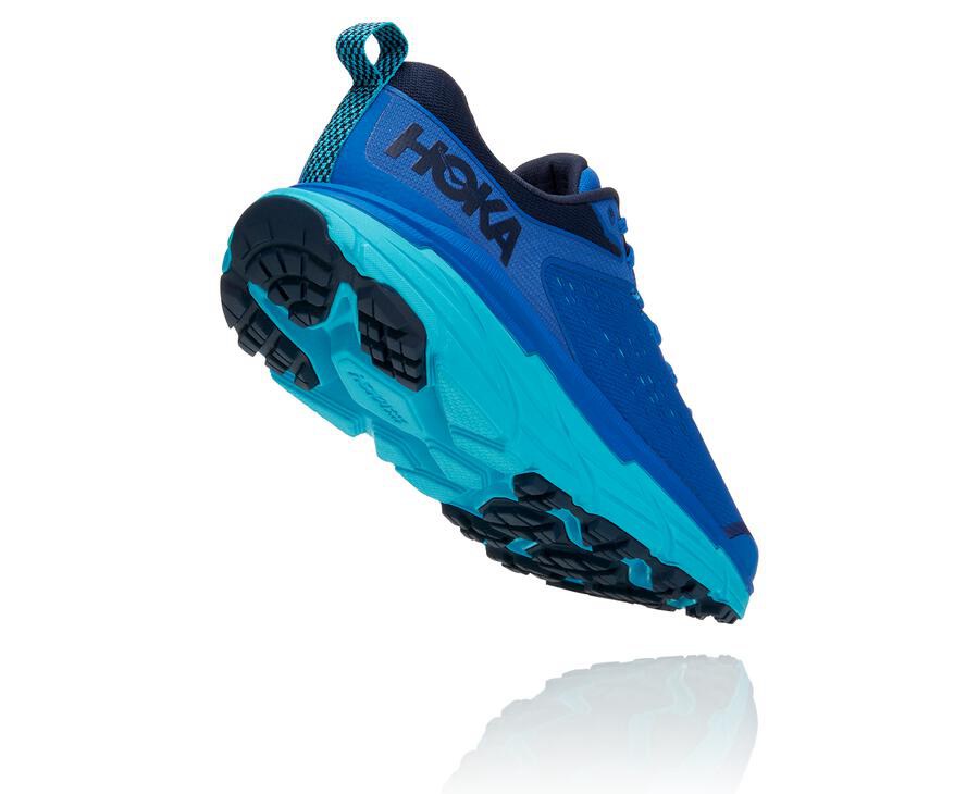 Hoka One One Mens Trail Shoes - Challenger ATR 6 - Blue - KGTU57126